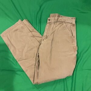 Vintage Tan Carhartt straight leg cargo pants
